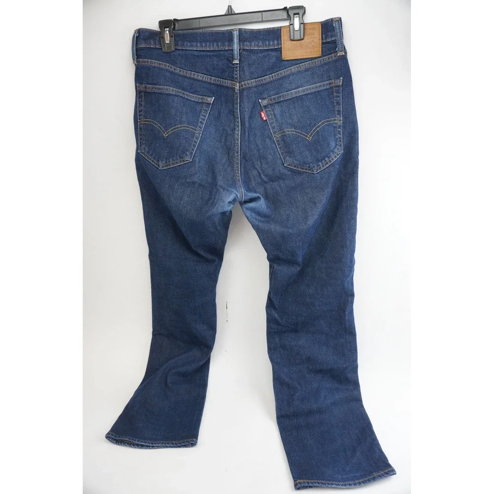 Levi's 541 Athletic Taper Jeans Mens 33x32 Dark Wash Blue Denim VTG Brown‎ Tab